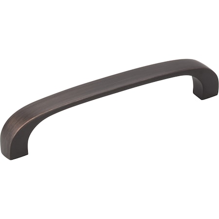 Elements 96 mm Center-to-Center Brushed Oil Rubbed Bronze Square Slade Cabinet Pull 984-96DBAC